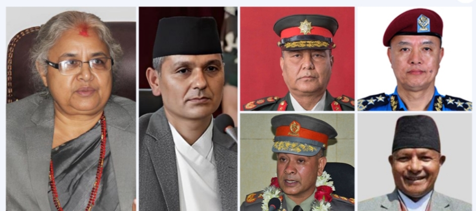 जाँचबुझ आयोग कुरौं भन्ने गृहमन्त्री मोडिएपछि सुरक्षा प्रमुखहरूको प्रतिवाद