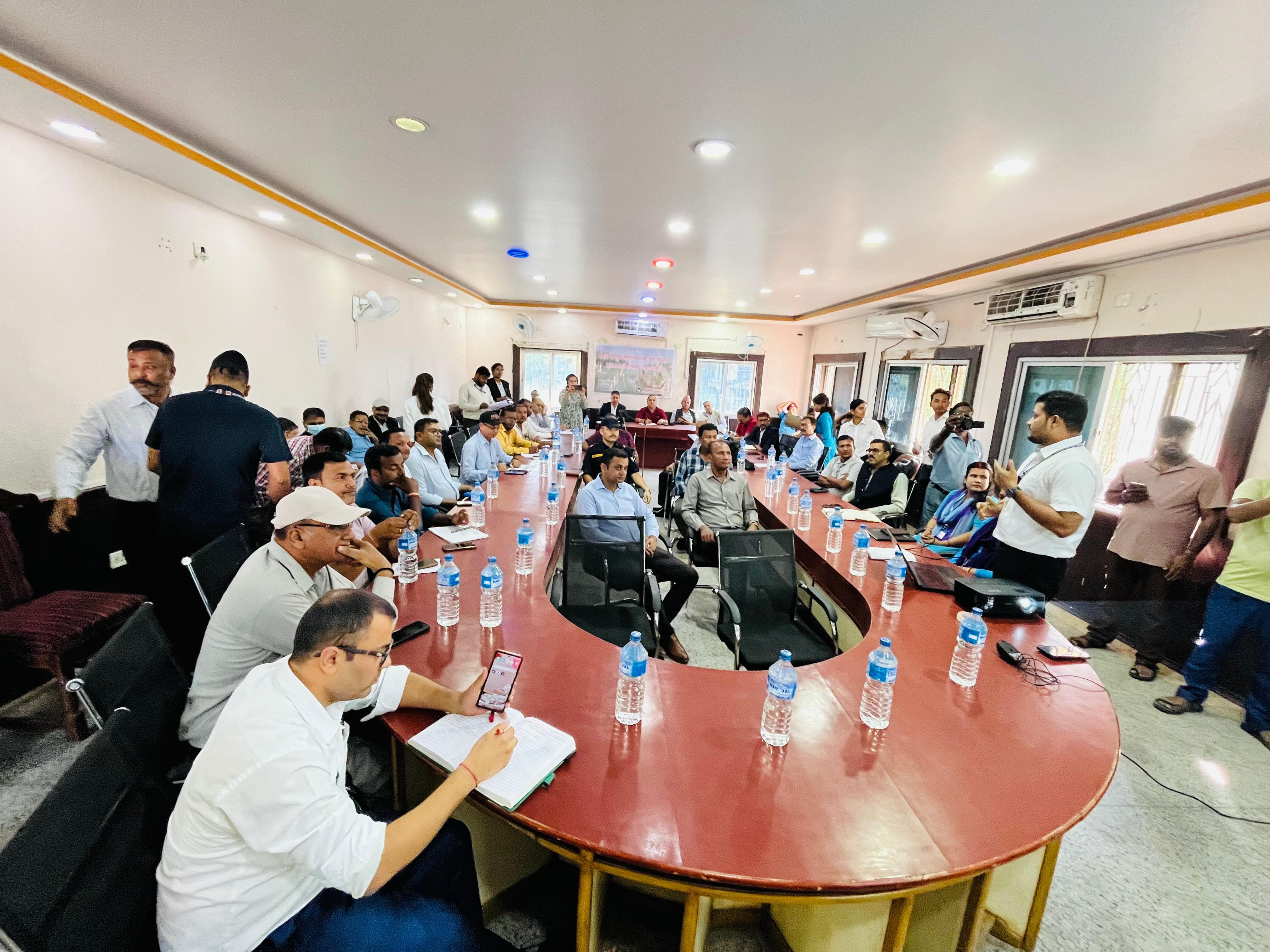 सिर्सिया नदी प्रदूषण नियन्त्रणका लागि वीरगंजमा सरोकारवालासँग संयुक्त छलफल