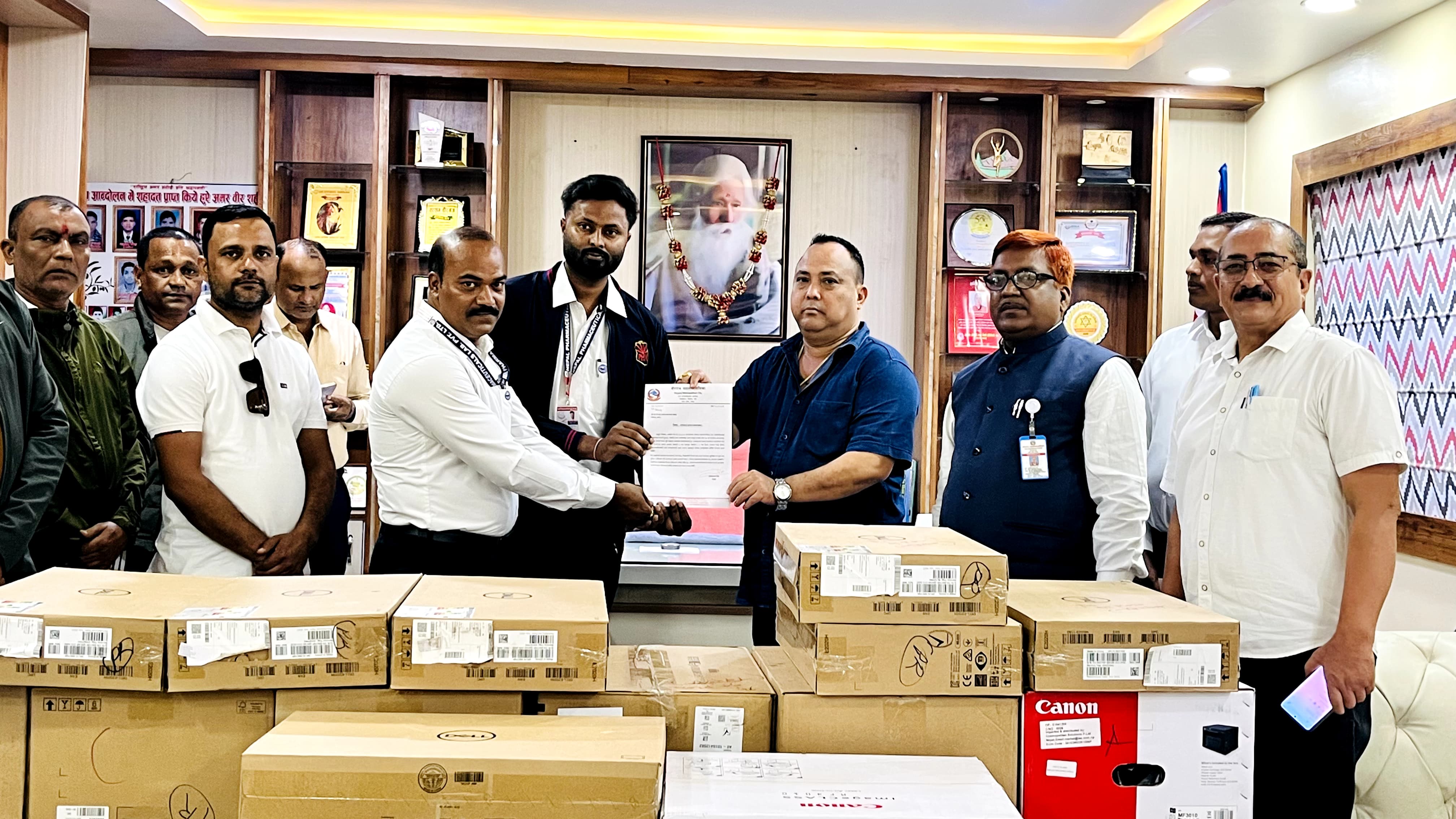  वीरगंज महानगरलाई विभिन्न संघ–संस्थाद्वारा सहयोग