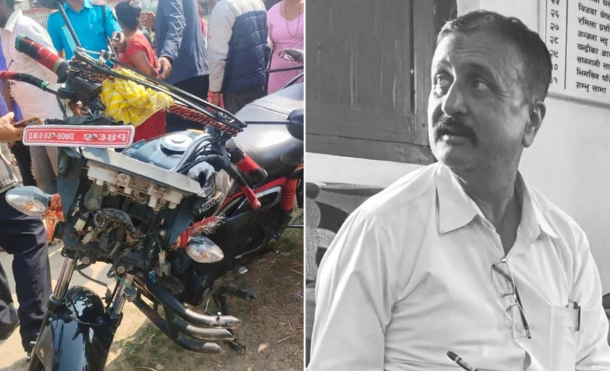 डुमरवाना–बडहर्वा सडकखण्डमा दुर्घटना, सेवानिवृत्त शिक्षकको मृत्यु
