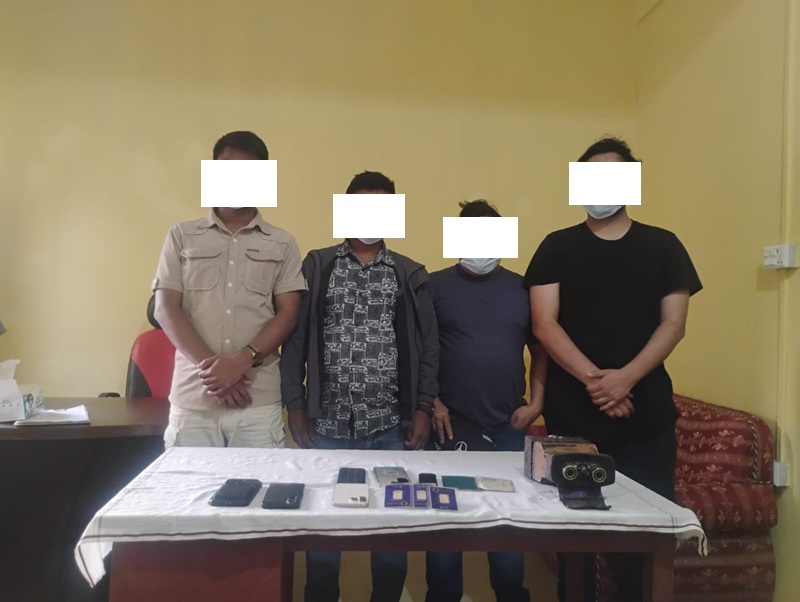नक्कली सुनको कारोबार गर्ने ४ जना रौतहटबाट पक्राउ
