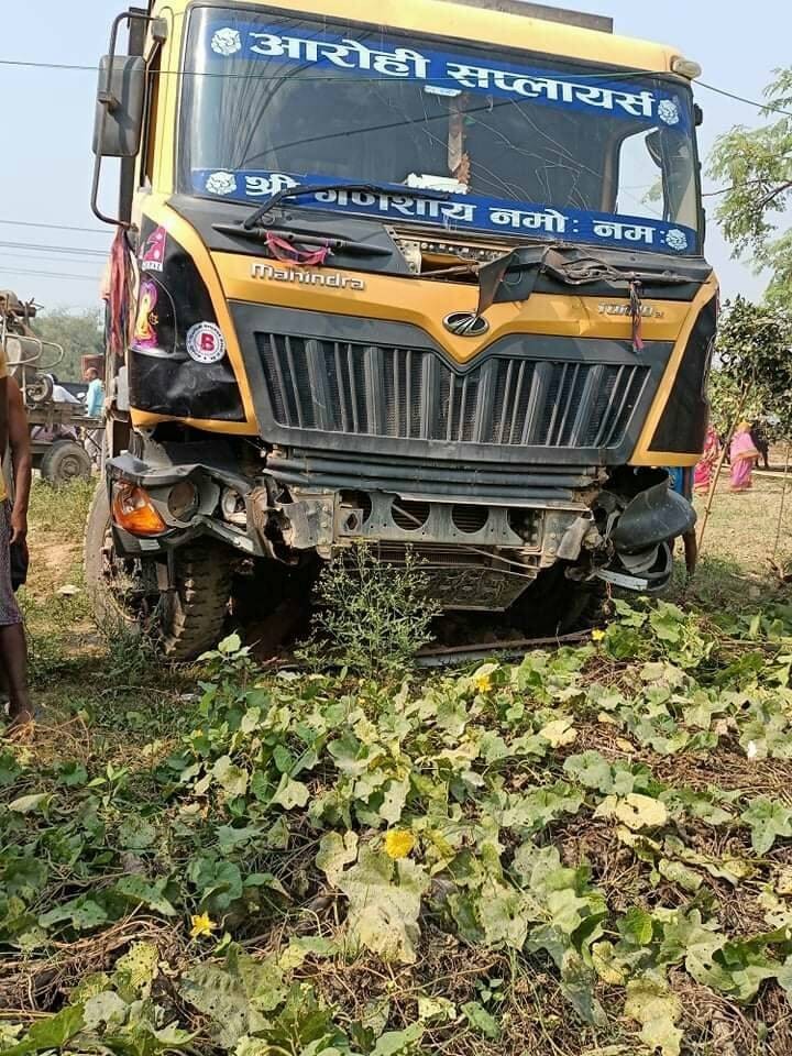 रौतहटको गौर सडक खण्डमा टिफरको ठक्करबाट एक जना घाइते