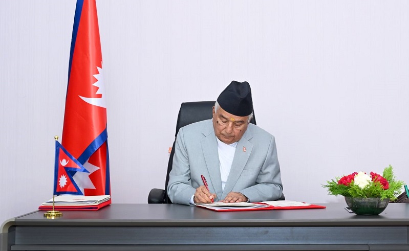 राष्ट्रपति पौडेलद्वारा थप ३ वटा अध्यादेश जारी