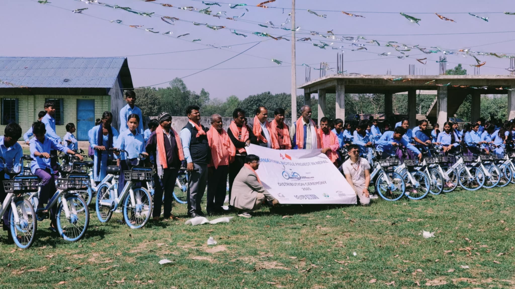 अन्तर्राष्ट्रिय साइकल परियोजनाले मधेश प्रदेश अन्तरगत आज बाराको  मुहारमा  मुस्कान ल्याउँछ