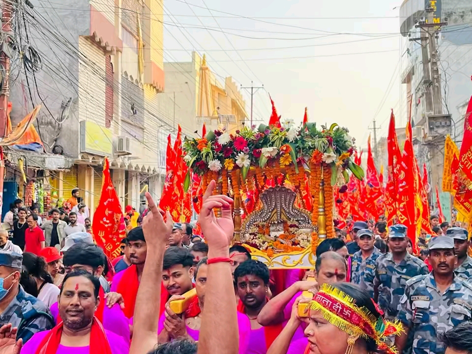 गहवामाईको दोस्रो निशानसहितको डोली यात्रा भव्यता पूर्वक सम्पन्न