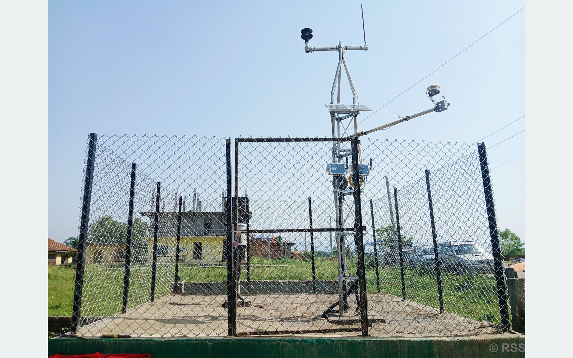 रौतहटमा कृषि तथा जलवायु मौसम मापन केन्द्र स्थापना