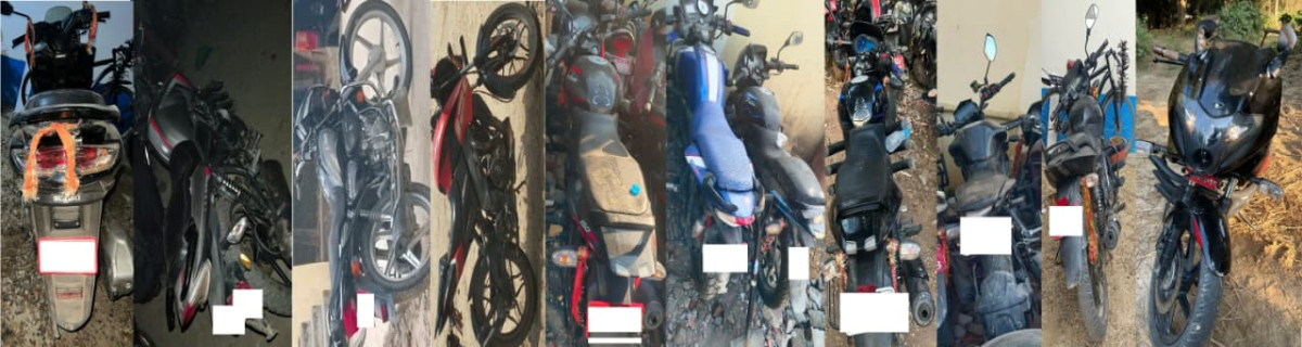 मोटरसाइकल चोरी गरी अवैध रूपमा खरिद बिक्री गर्दै आएको संगठित गिरोह पक्राउ