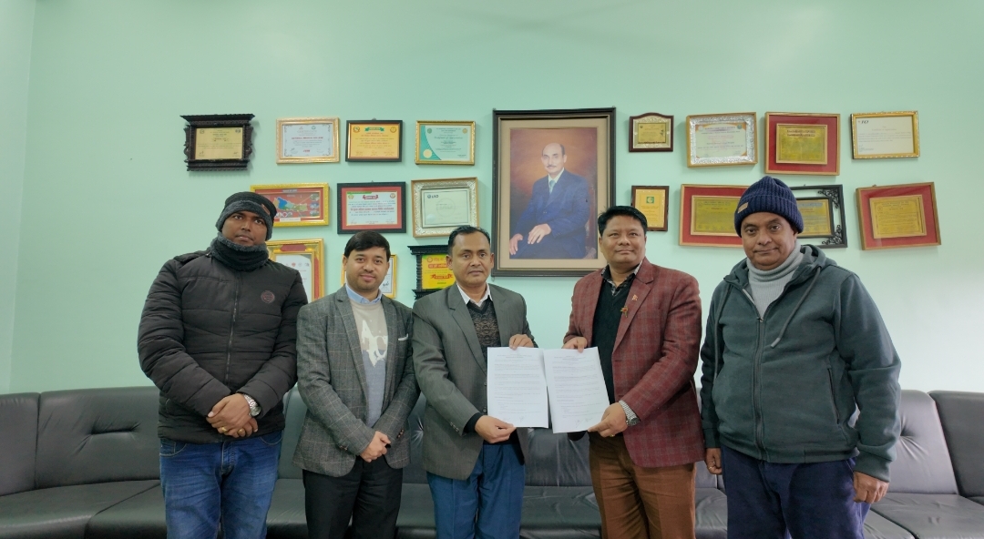 नेशनल मेडिकल कलेज र प्याब्सन पर्साबीच स्वास्थ्य सेवा सहकार्य सम्झौता