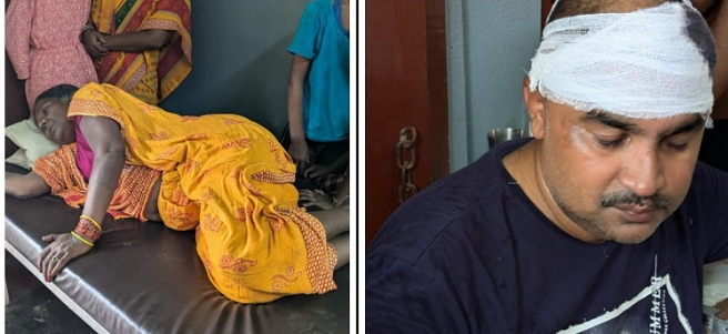 भारतीय फिल्मी शैलीमा सांघातिक आक्रमण गर्नेहरूलाई नेता द्वारा बचाउने प्रयास असफल