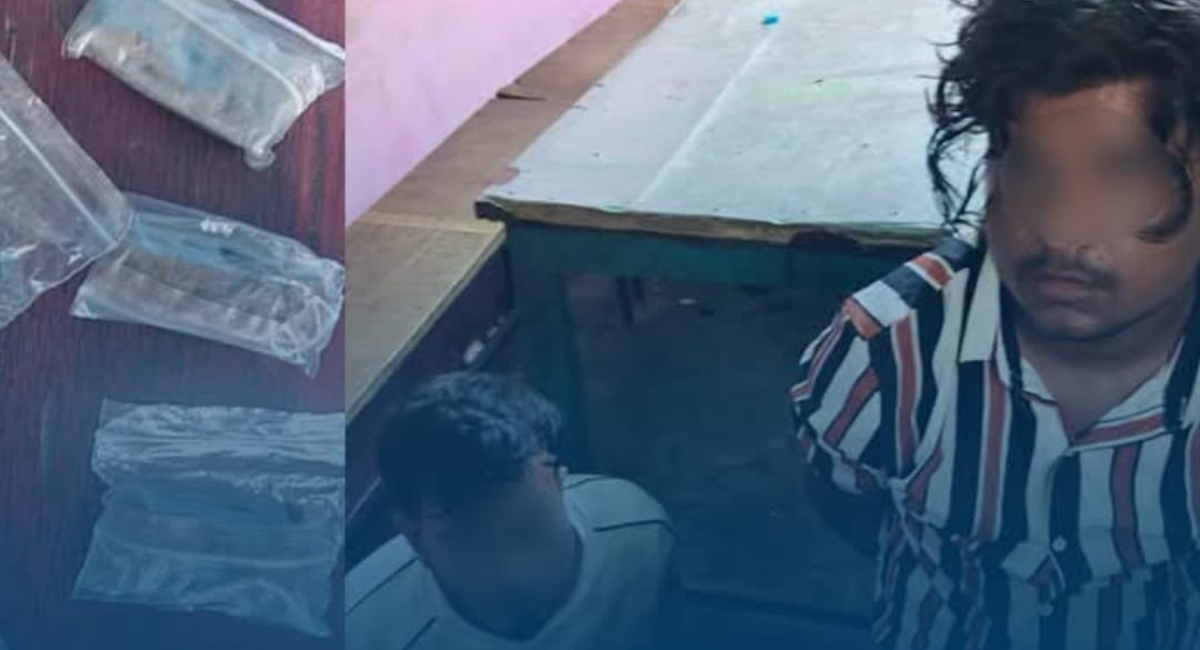 वीरगन्जमा ब्राउन सुगरसहित २ युवक पक्राउ