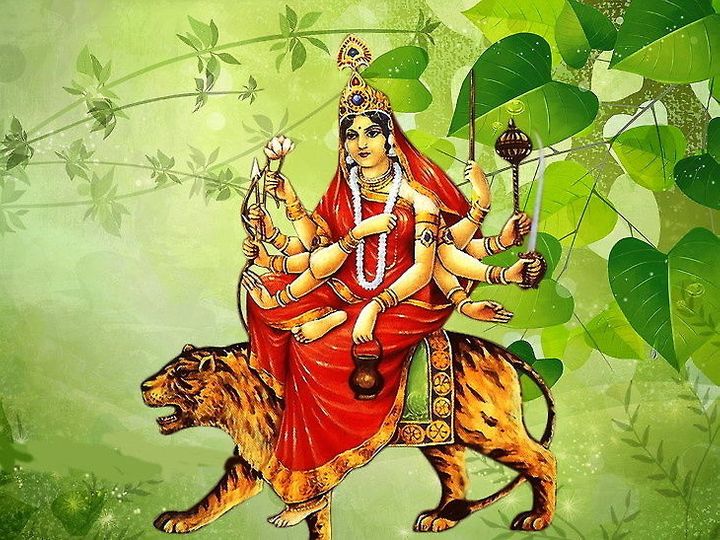 नवरात्रको तेस्रो दिन आज माता चन्द्रघण्टाको विधिपूर्वक पूजा-आराधना गरिँदै