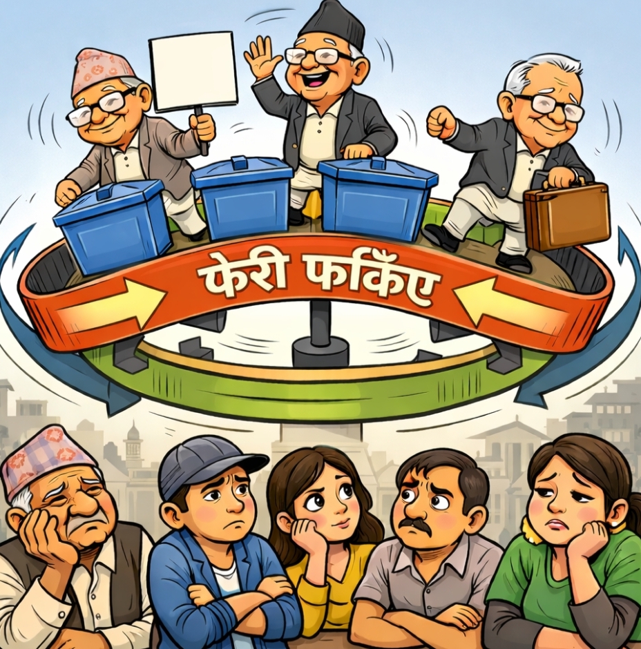 सम्पादकीय : उम्मेदवार उही पुरानो, एजेन्डा पनि उही : परिवर्तनको अपेक्षामा निराशा