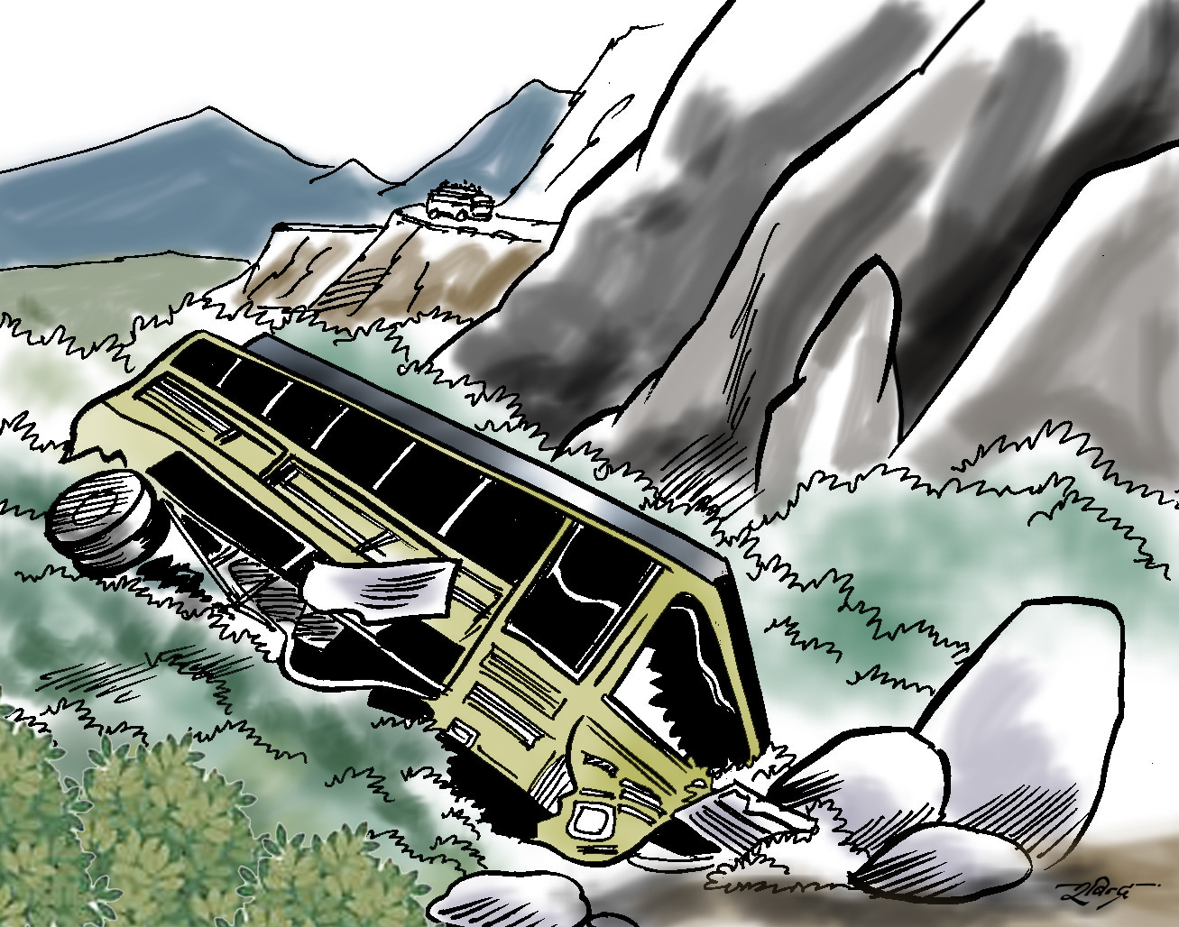 काठमाडौं आउँदै गरेको यात्रुबाहक बस त्रिशुली नदीमा खस्यो, ४ जनाको मृत्यु ३३ को जीवित उद्धार 