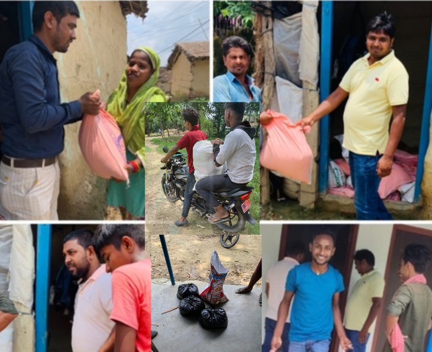 नेकपा एमालेका युवाद्वारा आज दोश्रो दिन पनि राहत वितरण।