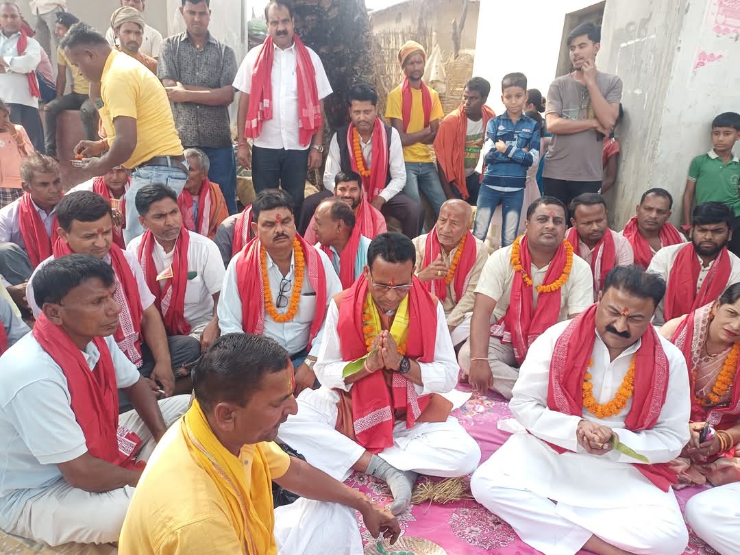 मन्त्री गुप्ताद्वारा पोखरीयामा सडक र नाला शिलन्यास