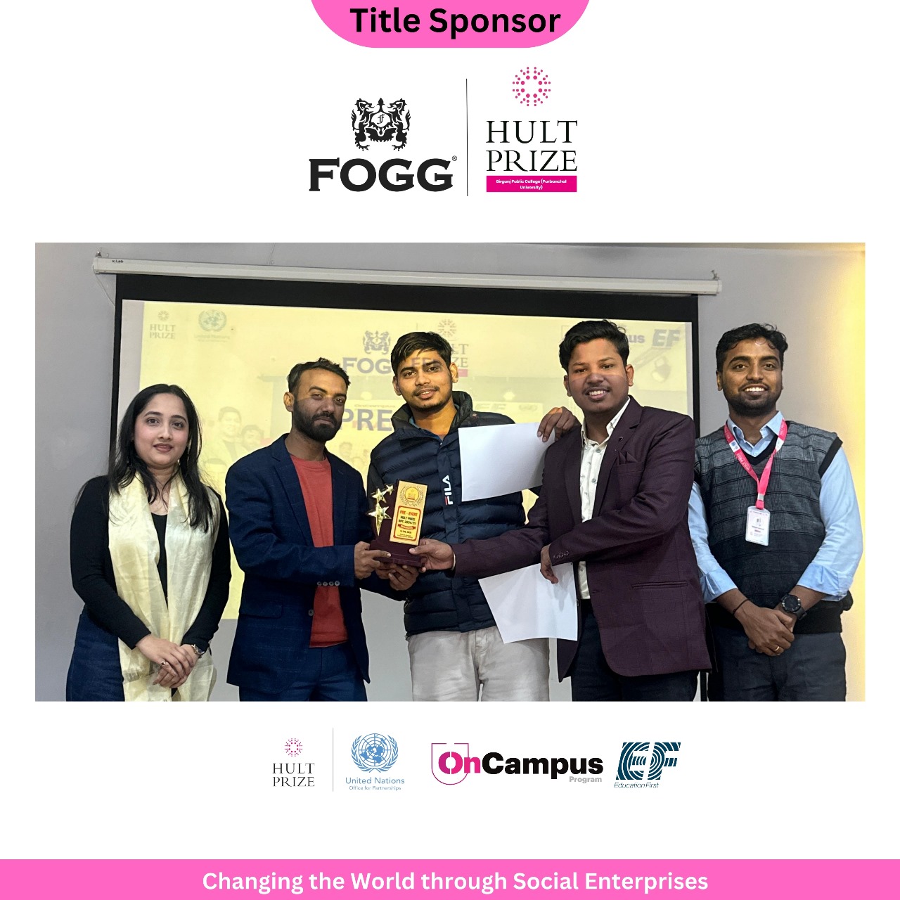 हल्ट प्राइज बिपीसी र फोग क्याम्पस इभेन्ट: फाइनल पिच अभ्यास र प्रतिक्रिया