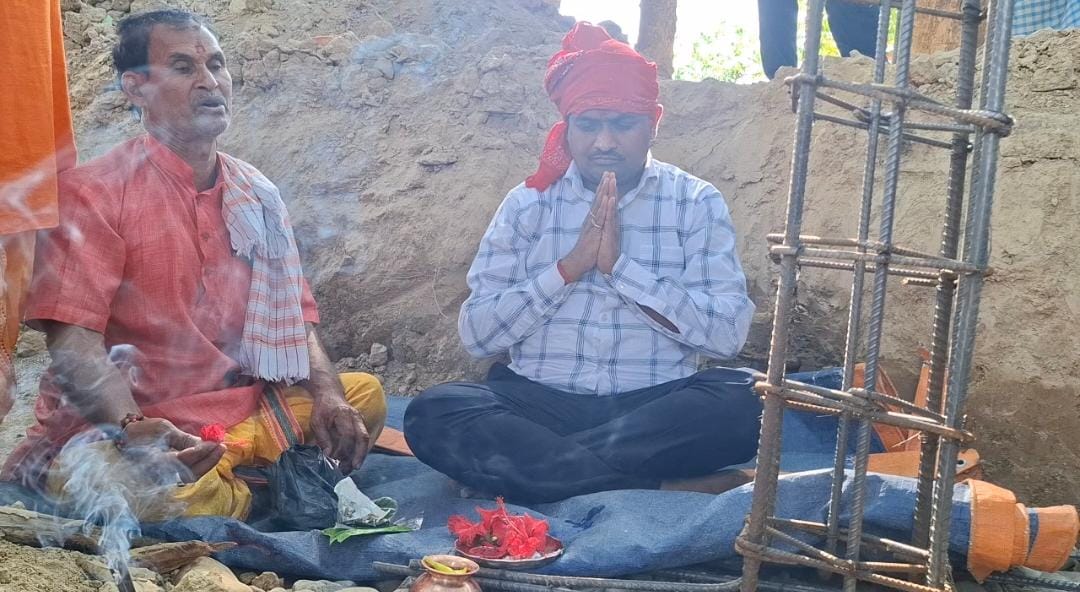 गढीमाई मन्दिर पुनर्निर्माण सुरु, मन्त्री जयसवालले गरे शिलान्यास