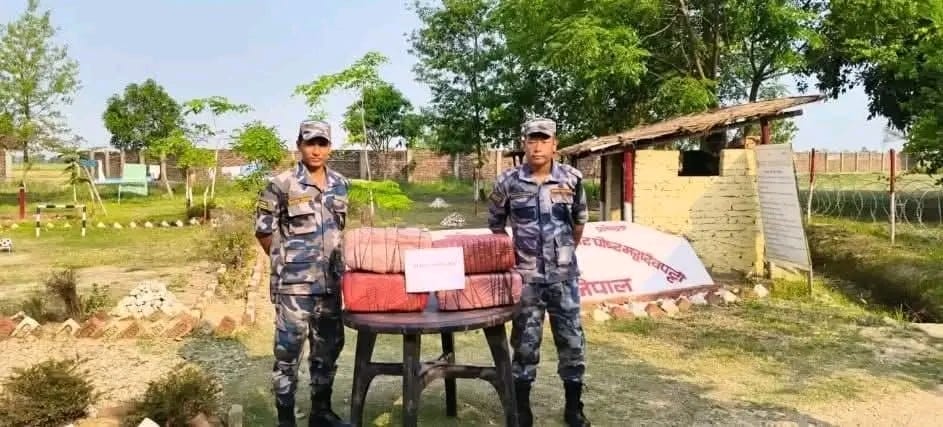 पर्साको ग्रामीण क्षेत्र लागुऔषधको ट्रान्जिट पोईन्ट बन्दै जिराभवानीबाट ४३ किलो अवैध गाँजा बरामद