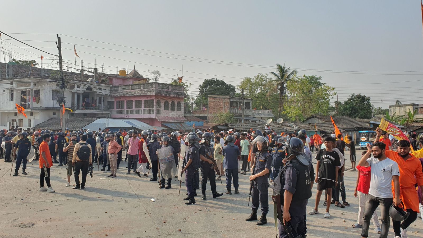 मोरङको विराटनगरमा दुई समूहबीच झडप, स्थिति तनावग्रस्त