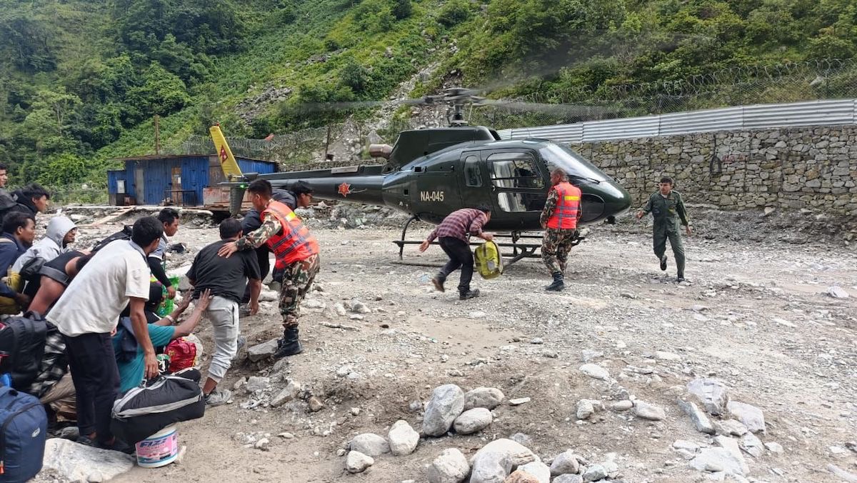 रसुवाबाट १२१ विदेशी नागरिकको सकुशल उद्धार, भारतीय नागरिक सबैभन्दा बढी