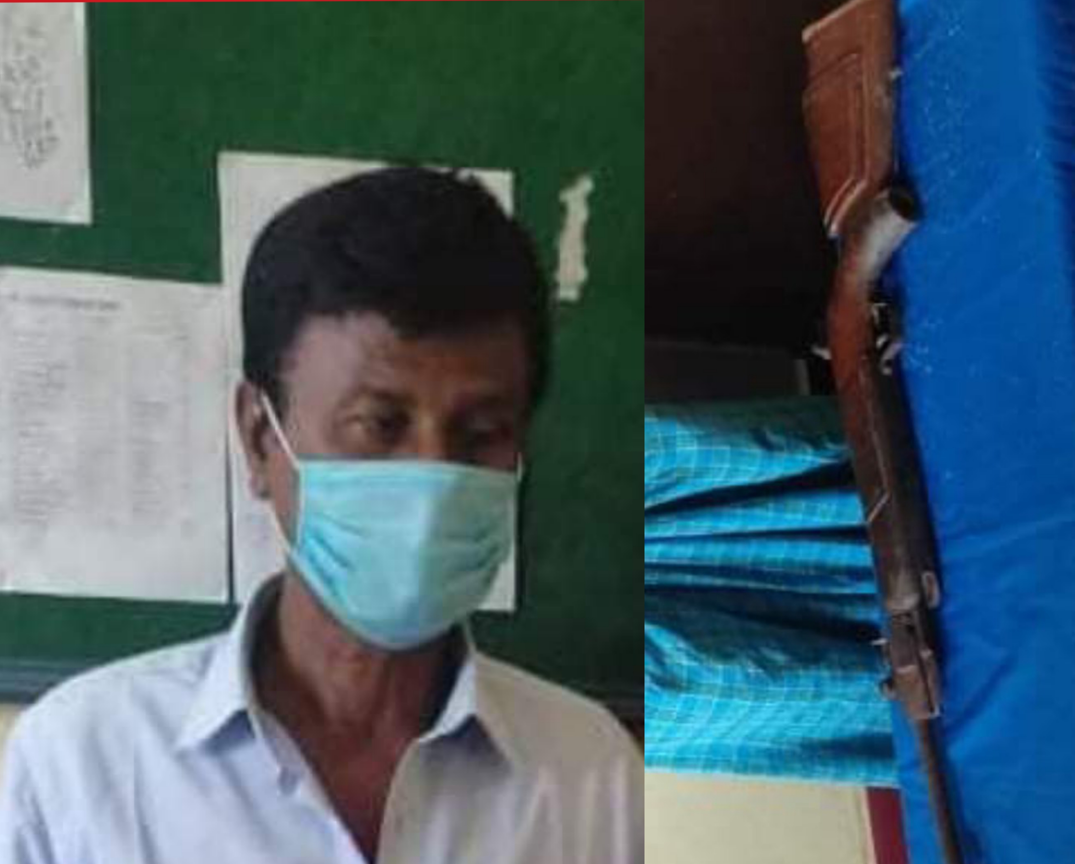 पर्साबाट अवैध हतियार सहित कलवार पक्राऊ।