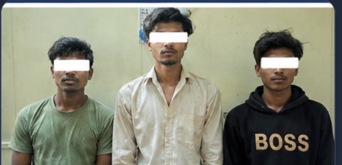 चोरीको रकम र गरगहनासहित कर्तव्य ज्यान मुद्दामा तीन जना पक्राउ