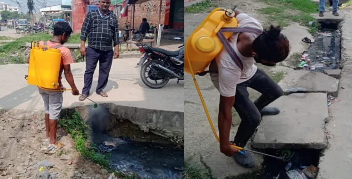 आजदेखि वीरगन्ज महानगरमा लामखुट्टे मार्न विषादी छर्कने काम सुरु