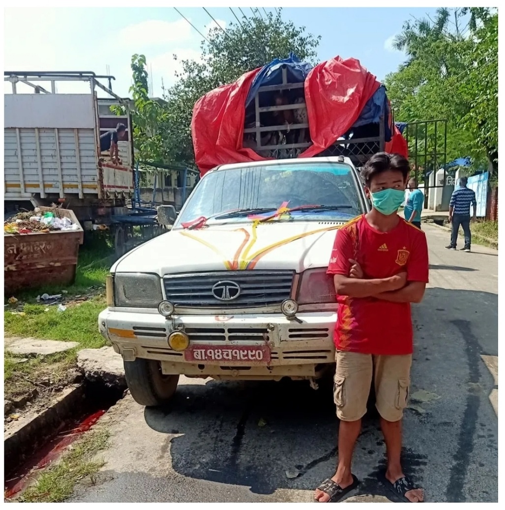 अवैधरूपमा नेपाल भित्रिदै गरेको बाख्राहरू पक्राउ।