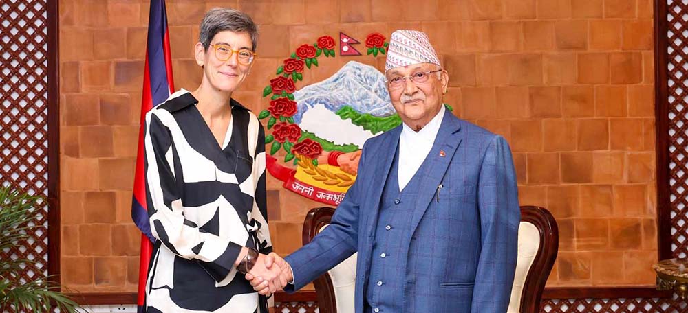 वैदेशिक लगानीकर्ता भित्र्याएर सहयोग गर्न स्वीट्जरल्याण्ड सरकारलाई  प्रधानमन्त्रीको आग्रह