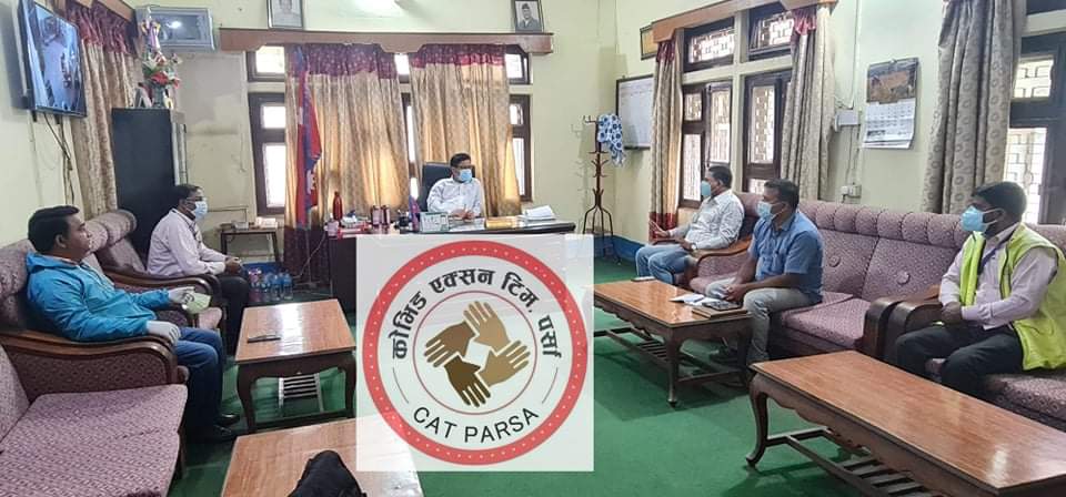 क्याट पर्साले कोभिड अस्पतालको अनुगमन गर्ने र माग अनुसारको आपूर्तिको गर्न पहल गर्ने निर्णय।