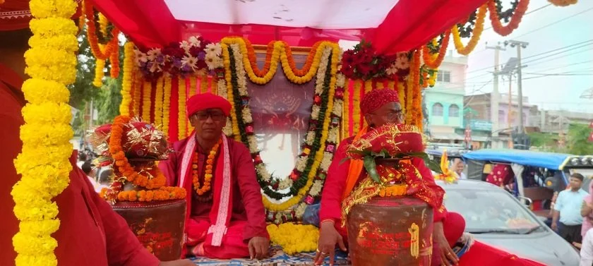 गढीमाई मन्दिरमा लाग्ने पञ्चवर्षीय मेलाका लागि आज शोभायात्रा निकालिएको छ ।