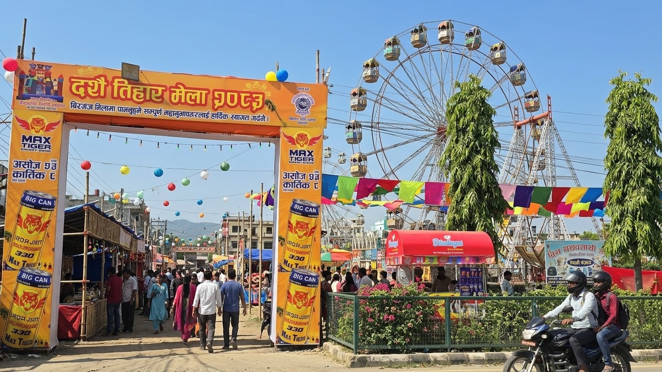 वीरगञ्जका तीन मेलाको व्यवस्थापन र सुरक्षामाथि प्रश्न, सडकदेखि रोटेपिङसम्म जोखिमको चिन्ता