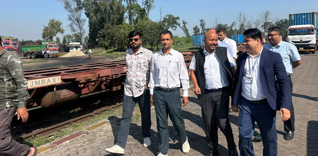 वीरगञ्ज भन्सारमा रेल सञ्चालन तथा भन्सार प्रक्रिया व्यवस्थित बनाउन निर्देशन
