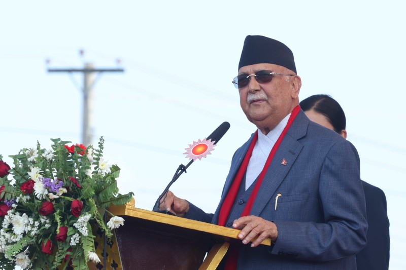 सबै प्रकारको प्रतिगमनका कुचेष्टा रोक्ने अभियानको अग्रभागमा एमाले रहन्छ : प्रधानमन्त्री