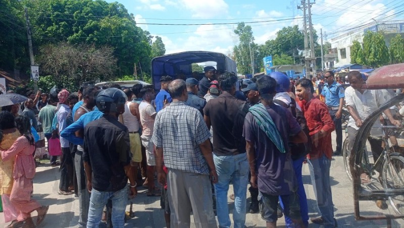 ट्रकले किच्दा एक जनाको मृत्यु