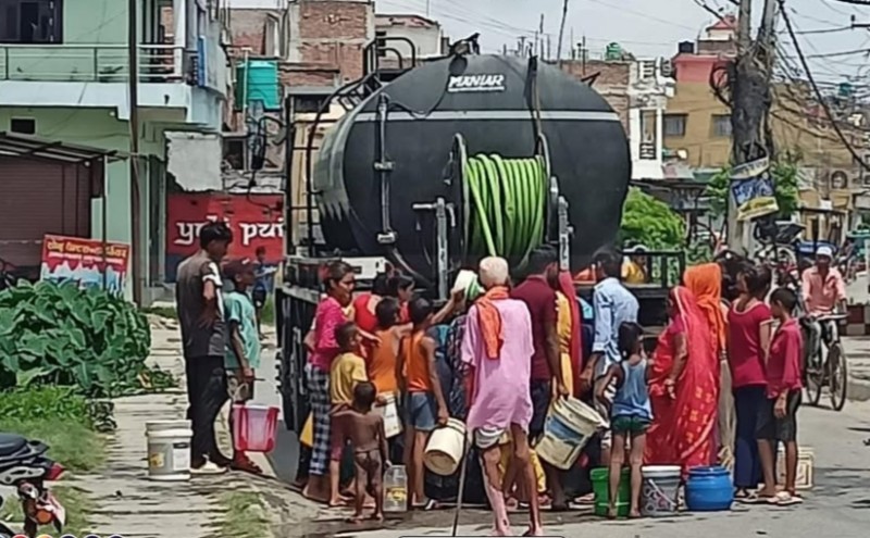 वीरगञ्जमा खानेपानीको अभाव : जनजीवन प्रभावित