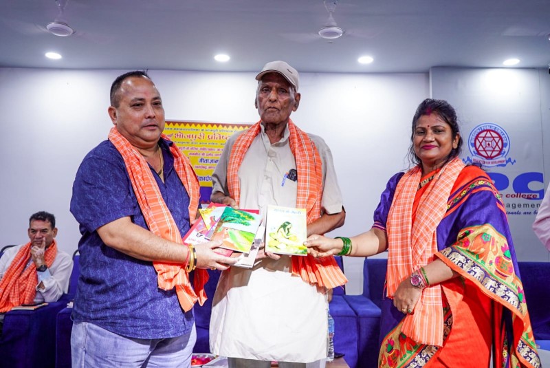 भोजपुरी प्रतिष्ठानलाई भवन र गीताज्ञान दर्शनलाई सम्मान : मेयर सिंहको प्रतिबद्धता