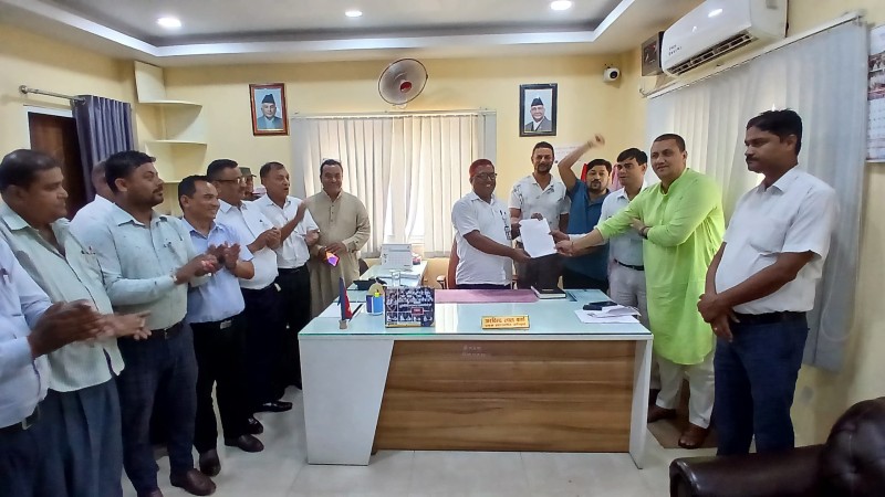 निजी विद्यालयको हकहितमा प्याब्सन वीरगंजको संयुक्त ज्ञापनपत्र