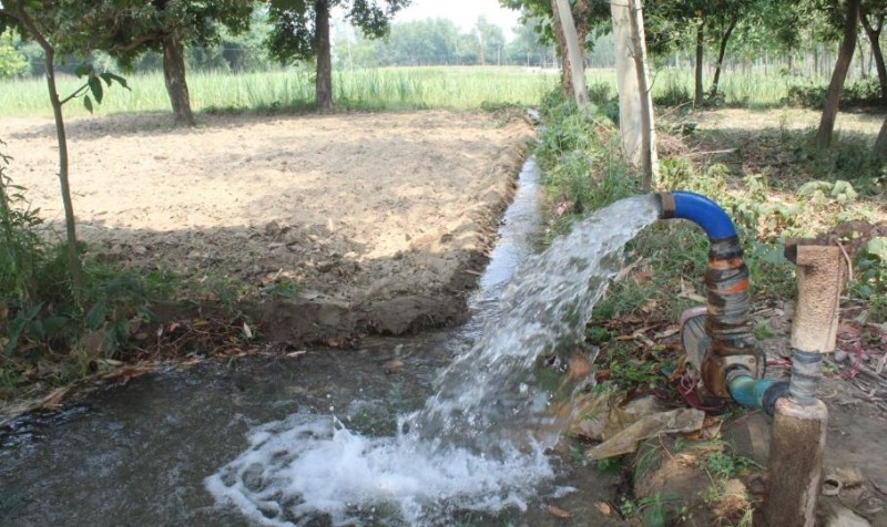 सिँचाइका लागि विद्युतीय मोटरकै भर