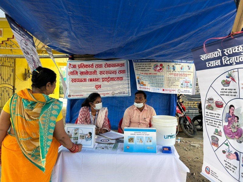 वीरगञ्जमा हैजाविरुद्ध SODCC को जनचेतना अभियान : स्थानीय र सरोकारवालाको प्रशंसा