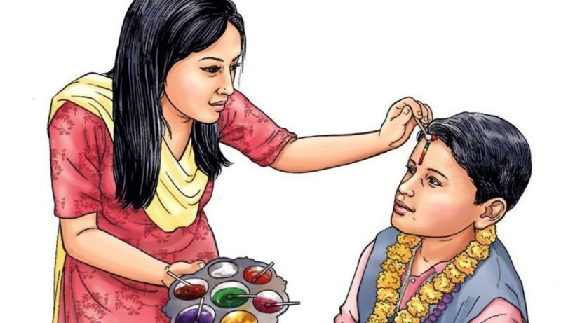 आज तिहारको मुख्य दिन भाइटीका, टीकाकाे उत्तम साइत बिहान ११:३९ बजे