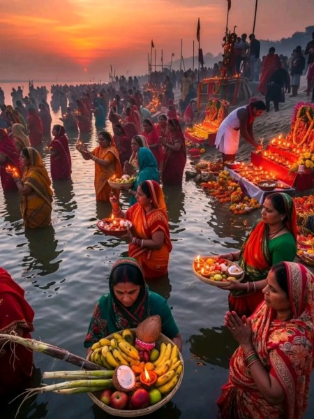 छठ पर्वको नहाय खाय विधि आजबाट गरिँदै