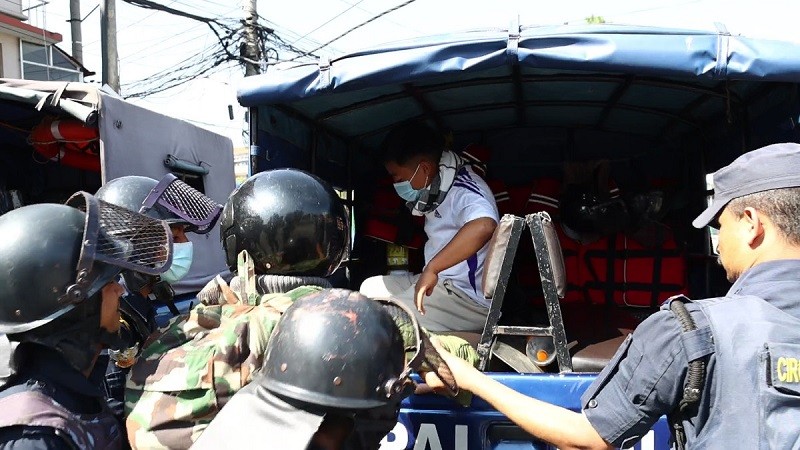 माइतीघरमा प्रदर्शन गर्न पुगेका ७६ जना पक्राउ