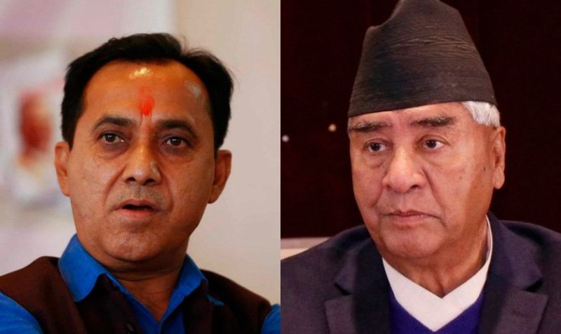 शर्माले देउवालाई भने– निर्वाचनअघि महाधिवेशन नगरिए महामन्त्रीबाट राजीनामा दिन्छु