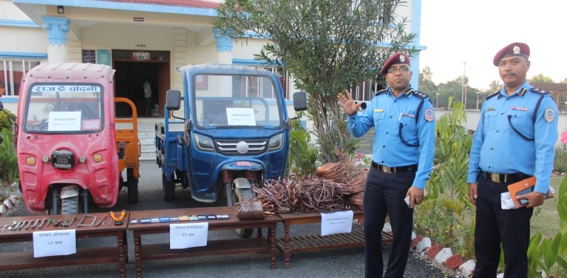 सर्लाहीमा ट्रान्सफर्मर चोरी गर्ने गिरोह पक्राउ