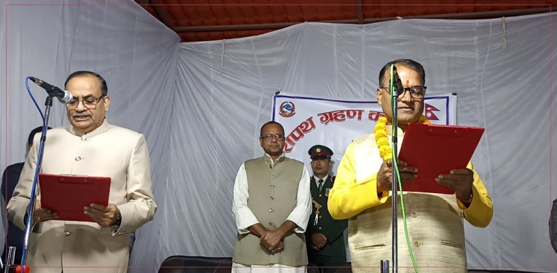 मधेसका सभामुख यादवले लिए पद तथा गोपनीयताको शपथ