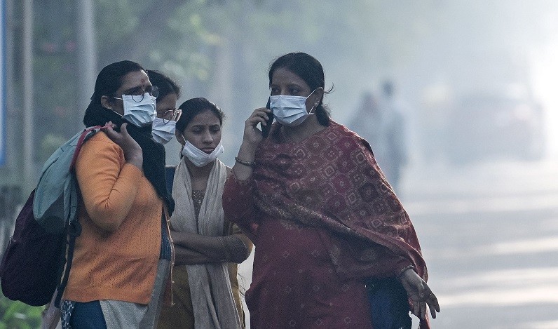 दिल्लीमा वायुको गुणस्तर अत्यन्तै खराब : बिहानको एक्यूआई ६ सयभन्दा माथि