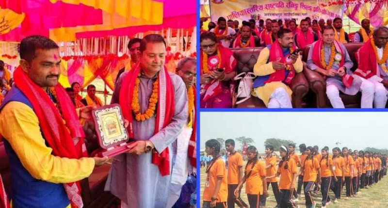 जगरनाथपुरमा पालिका स्तरीय तेस्रो राष्ट्रपति रनिङ शिल्ड खेलकुद प्रतियोगिताको उद्घाटन