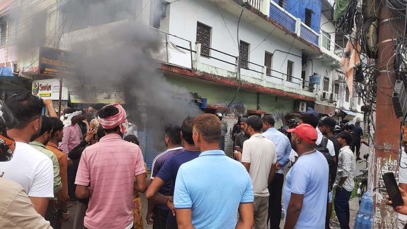 प्रहरी कारबाहीमा ज्यान गएपछि सप्तरीमा प्रदर्शन