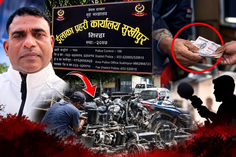 सुखीपुर प्रहरी प्रमुख अमिरी यादव जिल्ला तानिए, घुस काण्डदेखि पत्रकार खरिद प्रयाससम्मका आरोपले तरंग